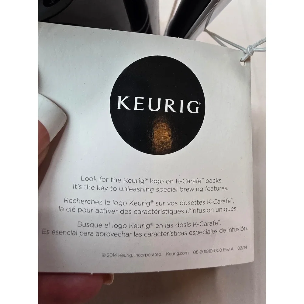 Keurig 2.0‎ Thermal Carafe Black 4 Cup Capacity for K-Carafe Pods New Tags A2